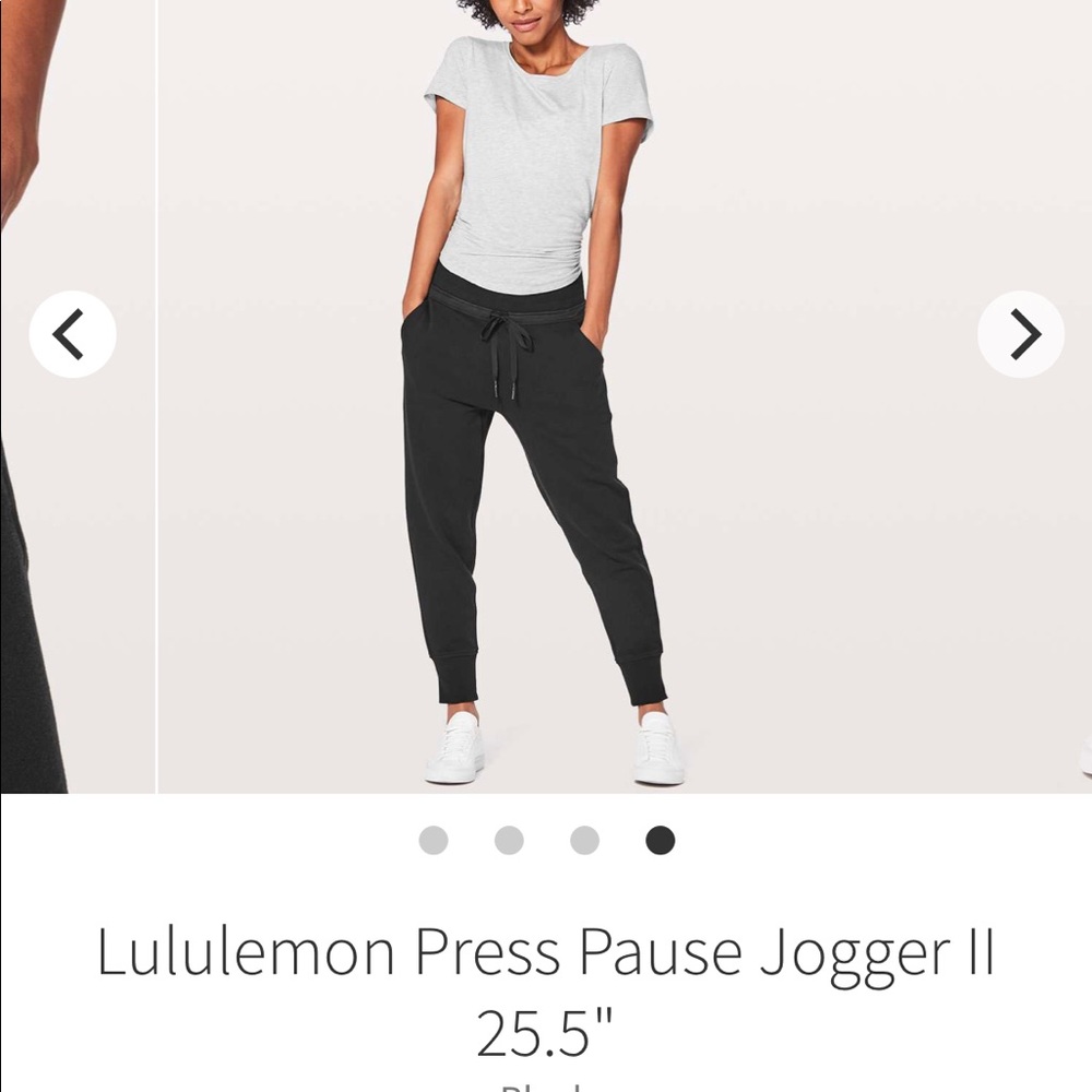 Lululemon Press Pause Jogger Size 8